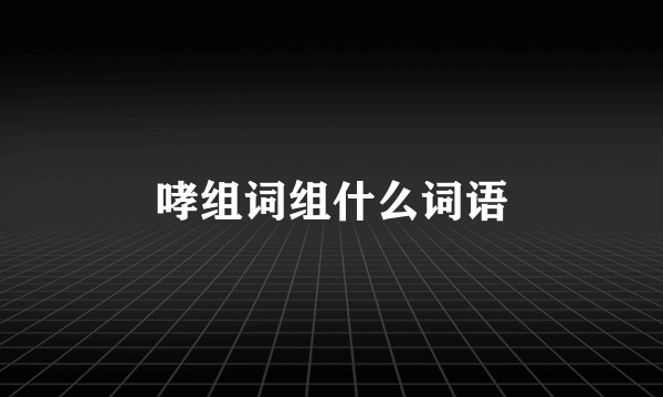 哮组词组什么词语