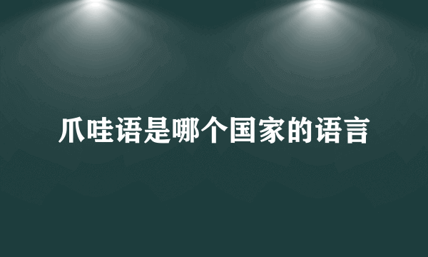 爪哇语是哪个国家的语言