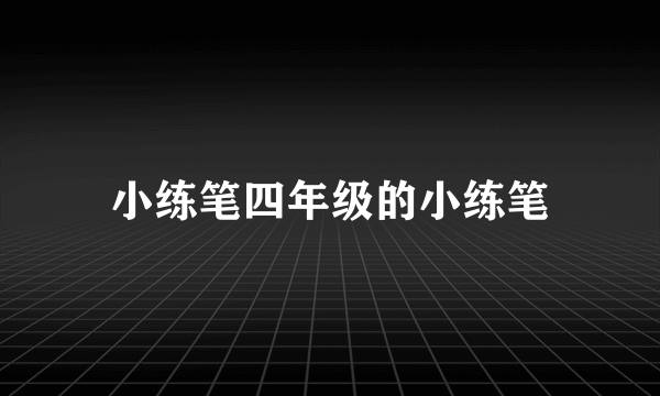 小练笔四年级的小练笔