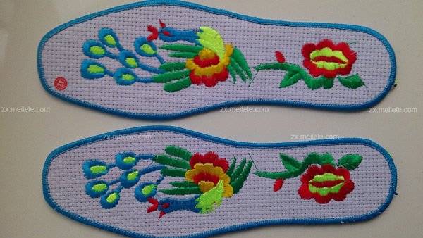 求纯手工绣花鞋垫的花样