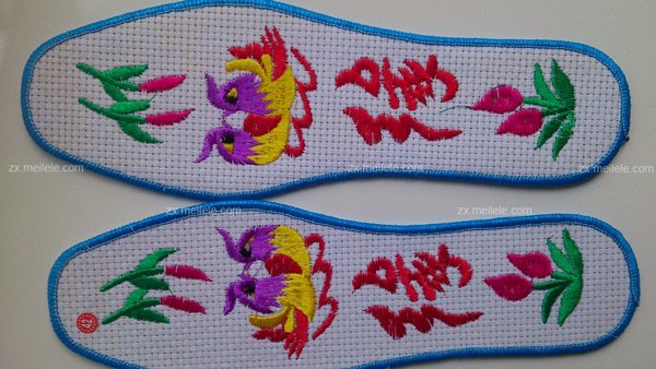 求纯手工绣花鞋垫的花样