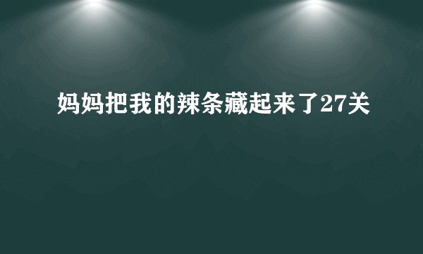 妈妈把我的辣条藏起来了27关