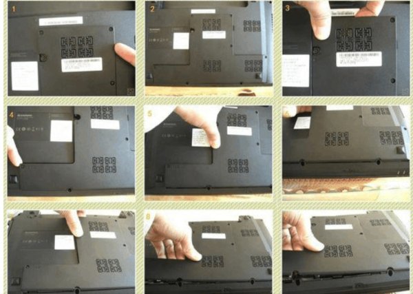 联想 G460 怎样拆下硬盘