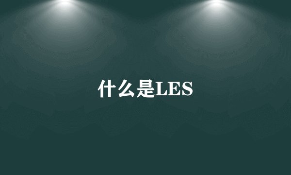 什么是LES