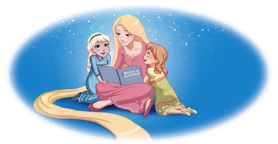 冰雪奇缘里艾莎不是没有王子吗？为什么网上很多图给她这个王子？是官配吗？