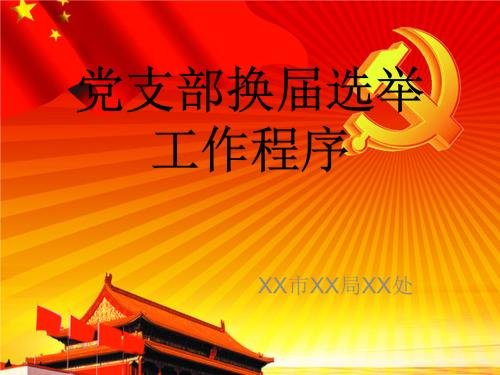 党支部组织委员与宣传委员的选举流程？急！