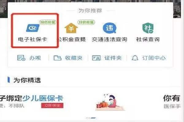 电子社保卡密码怎么更改