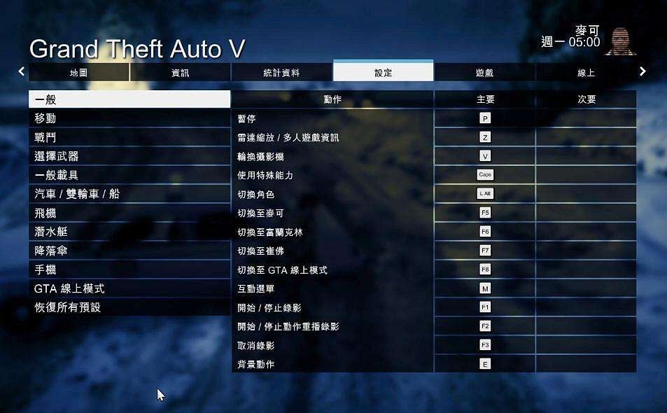 侠盗猎车手5GTA5怎么操作