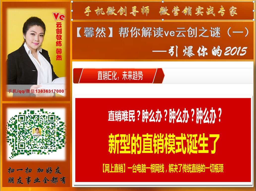 Ve微亿云创微营销系统是什么网站啊？微亿云创好做吗？