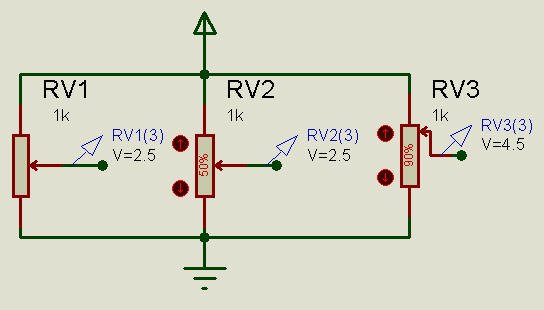 请问proteus仿真软件中的滑动变阻器怎么仿真的啊？（怎么改变阻值）仿真时那个箭头不能滑动的。