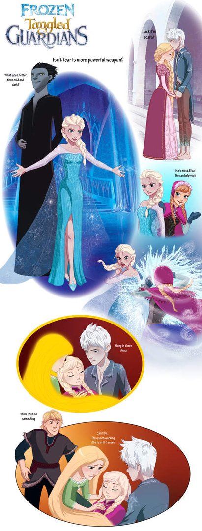 冰雪奇缘里艾莎不是没有王子吗？为什么网上很多图给她这个王子？是官配吗？