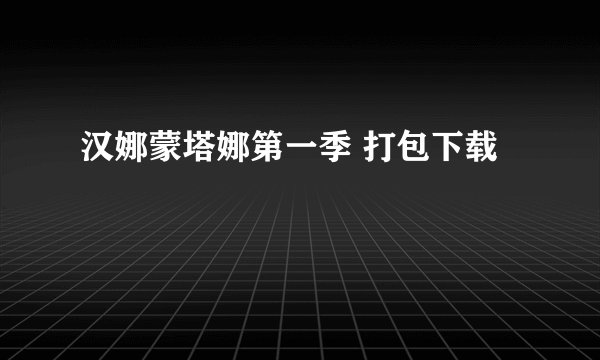 汉娜蒙塔娜第一季 打包下载