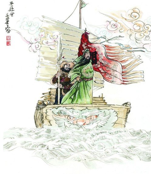 源于三国演义的成语,并写出相应的人物及故事。