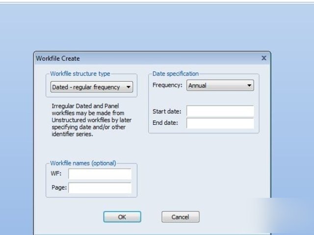 关于eviews 面板数据多元回归的具体操作步骤