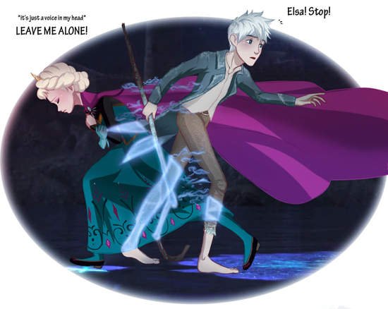 冰雪奇缘里艾莎不是没有王子吗？为什么网上很多图给她这个王子？是官配吗？