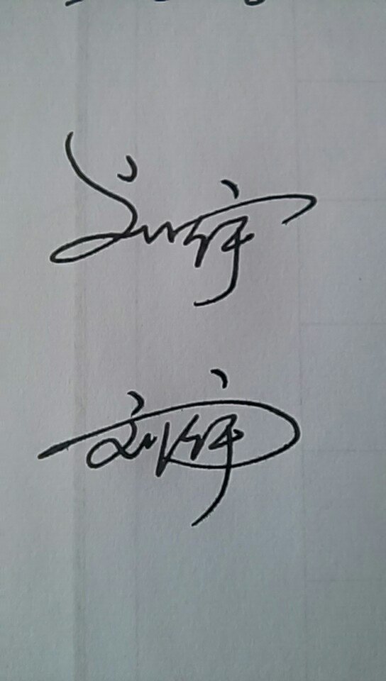 刘天宇的连笔字怎么写。