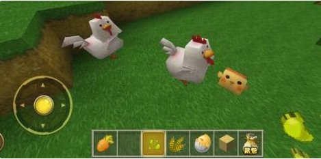 手机版迷你世界为什么用小麦种子点鸡就直接打它，要怎么样才能喂啊