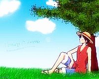 跪求一张海贼王的路飞桌面壁纸，我以前有的，弄丢了。