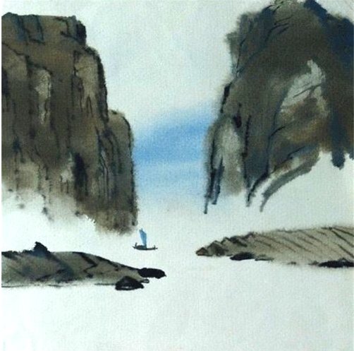 天门中断楚江开,中断是什么意思?