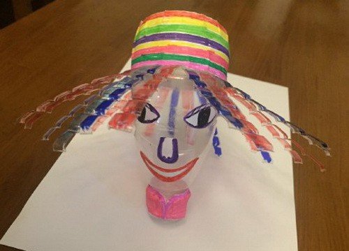 矿泉水瓶怎样做娃娃