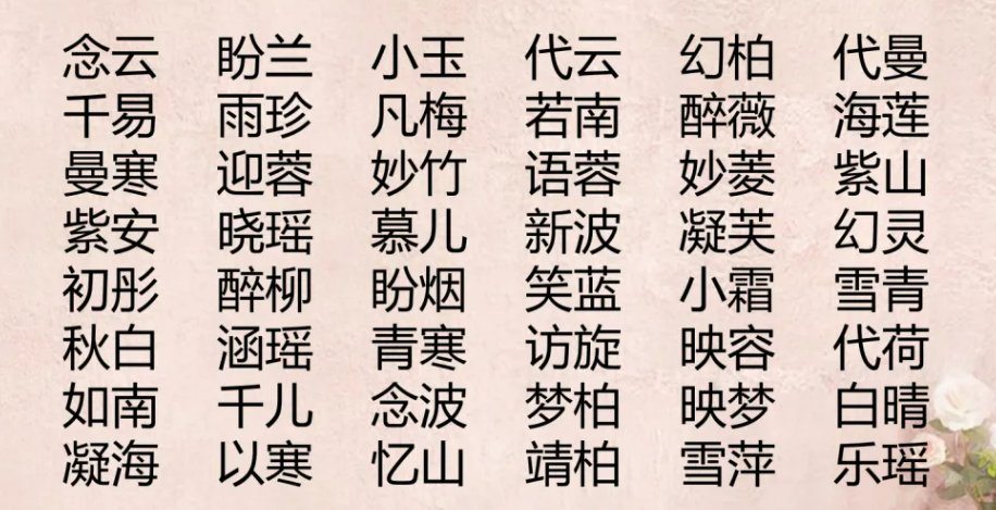 有文采典故的女孩名字