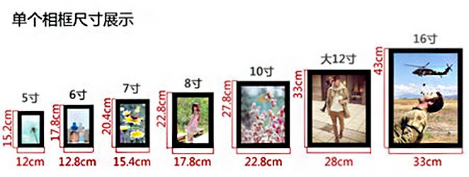 12寸照片尺寸