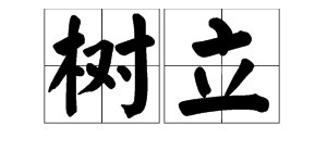 “树立”的意思是什么？