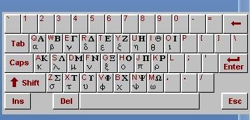 希腊字母的输入方法