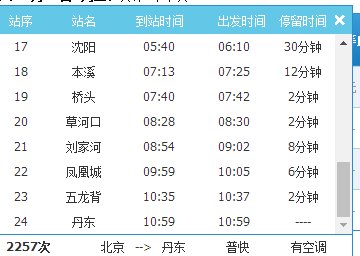 从北京站发车经承德到丹东的是哪趟列车