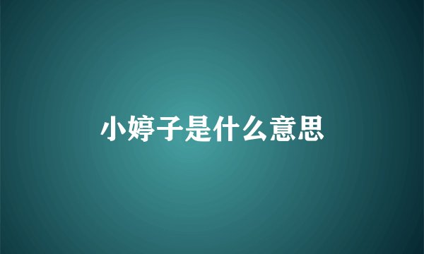 小婷子是什么意思
