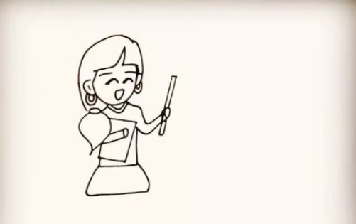 简单的老师怎么画