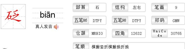 砭的拼音是什么