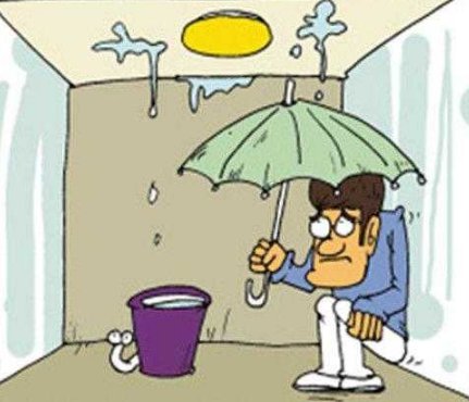 有一句古诗，大概意思是说天下雨正好屋檐又漏雨，是什么