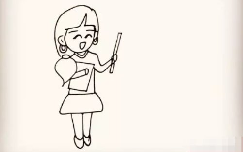 简单的老师怎么画