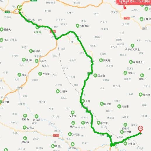 武都到青木川多少公里？