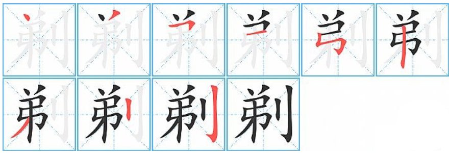 剃的拼音和词语