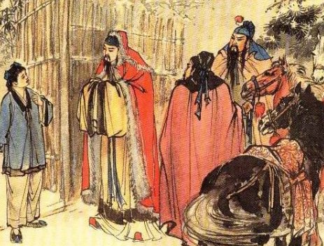 三国演义中三顾茅庐的主要内容是什么？