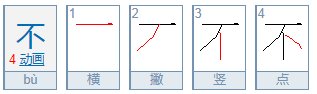 不的繁体字怎么写
