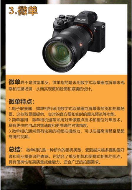 单反和卡片机的区别是什么啊?