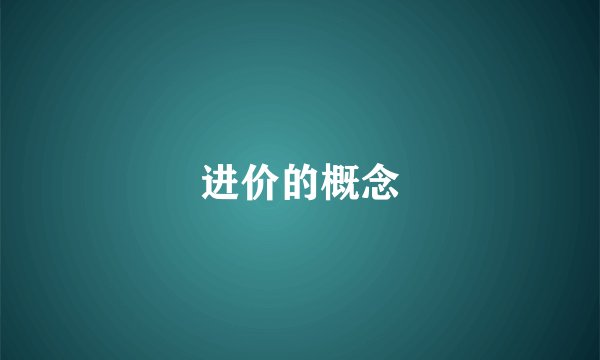 进价的概念