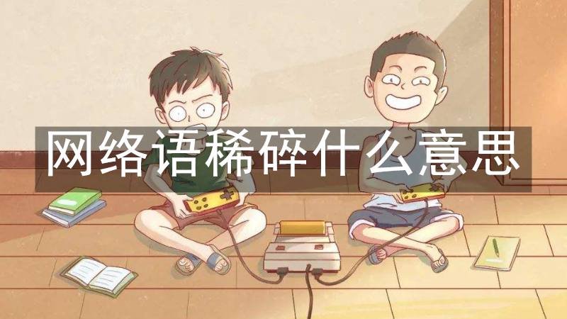 网络语稀碎什么意思