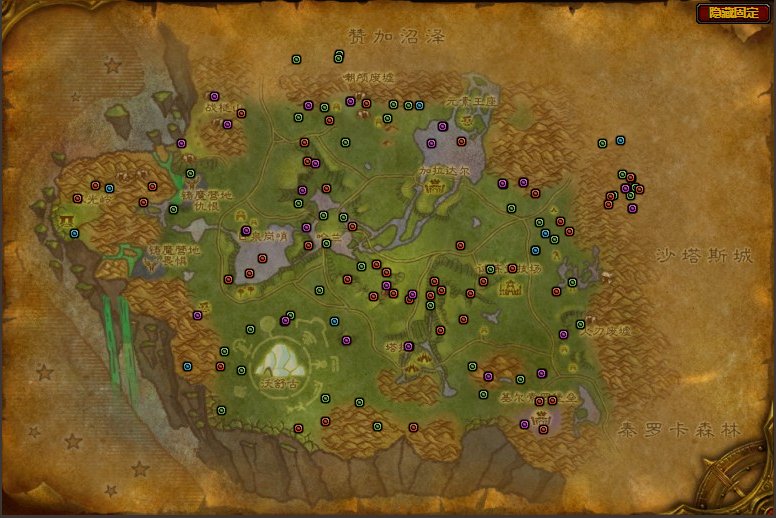 魔兽世界外域哪些地图矿多,分别是什么矿.