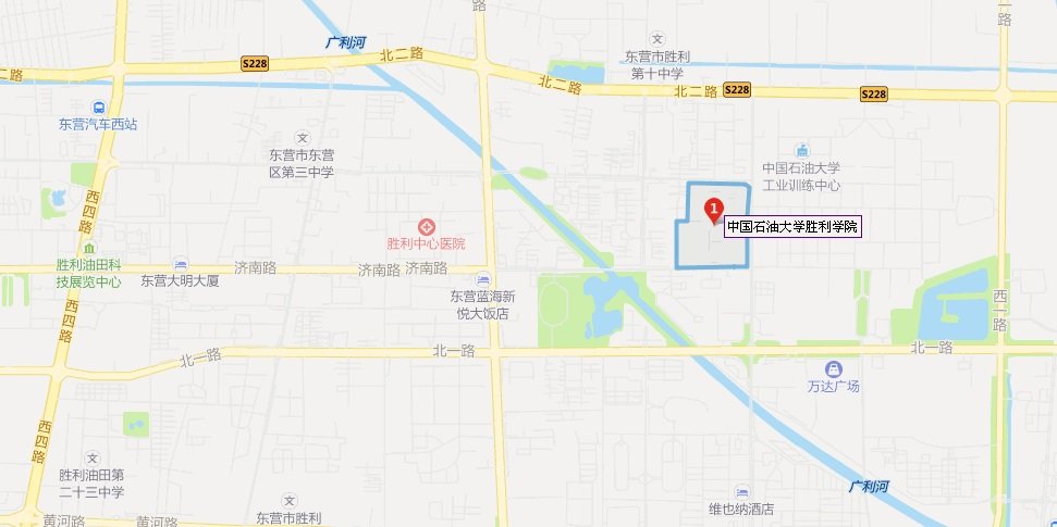 中国石油大学胜利学院在哪，有几个校区？