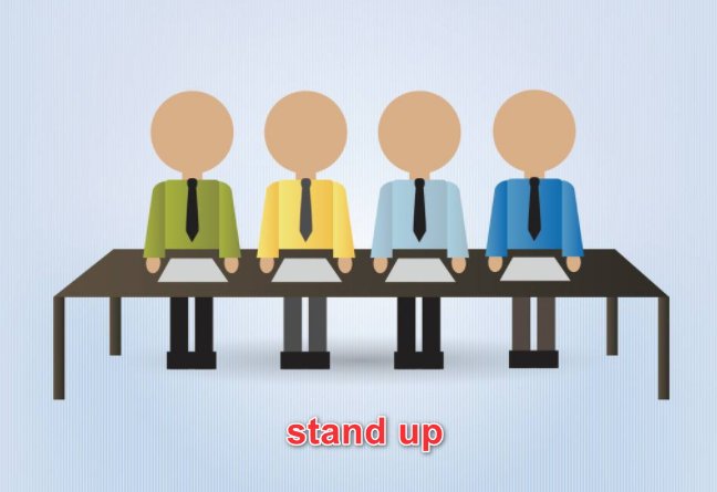 “起立”用英语怎么说？用语音说。