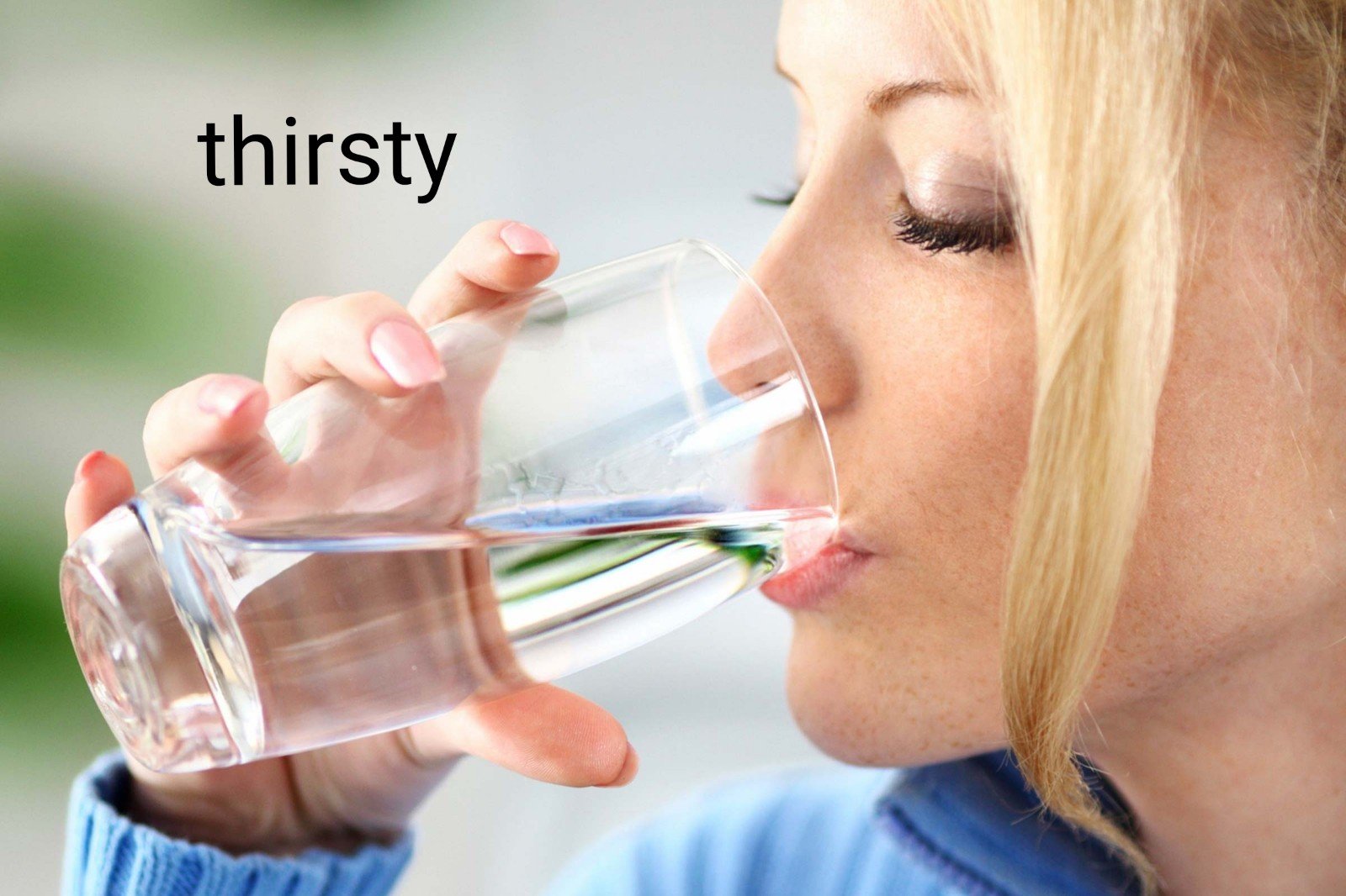 渴了的英文单词如何发音