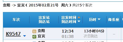 列车9547经过那些城市