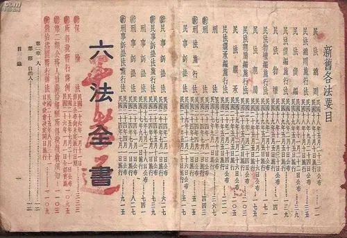 六法全书名词解释