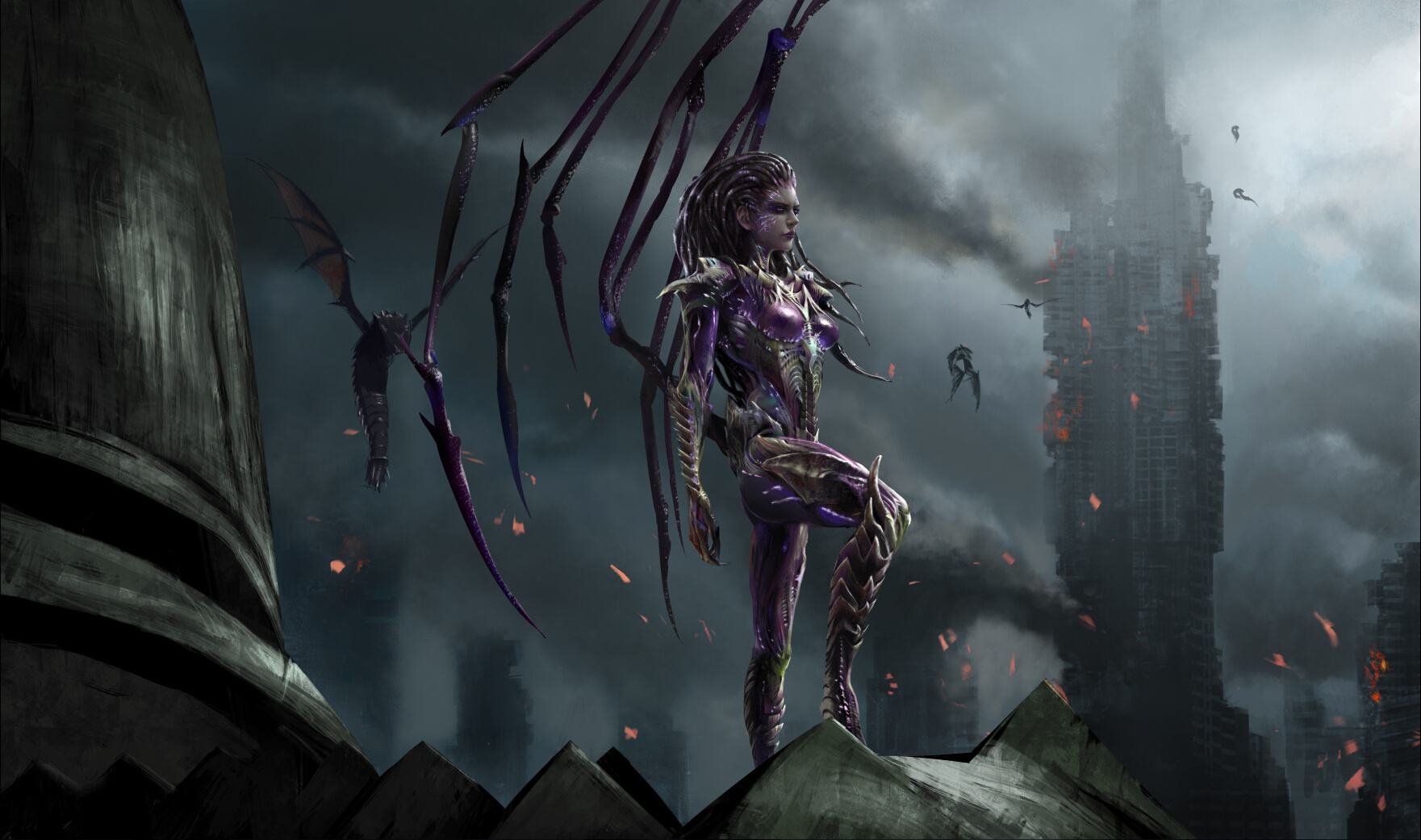 星际争霸中刀锋女王是怎么来的