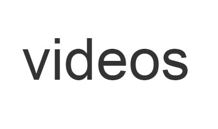 videos是什么意思？