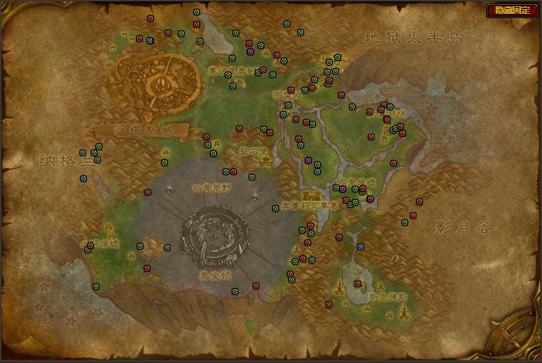 魔兽世界外域哪些地图矿多,分别是什么矿.